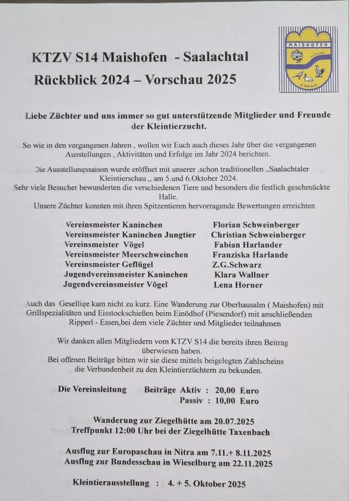 Acht Männer und eine Frau posieren als Gründungsmitglieder des Kleintierzuchtvereins S14
